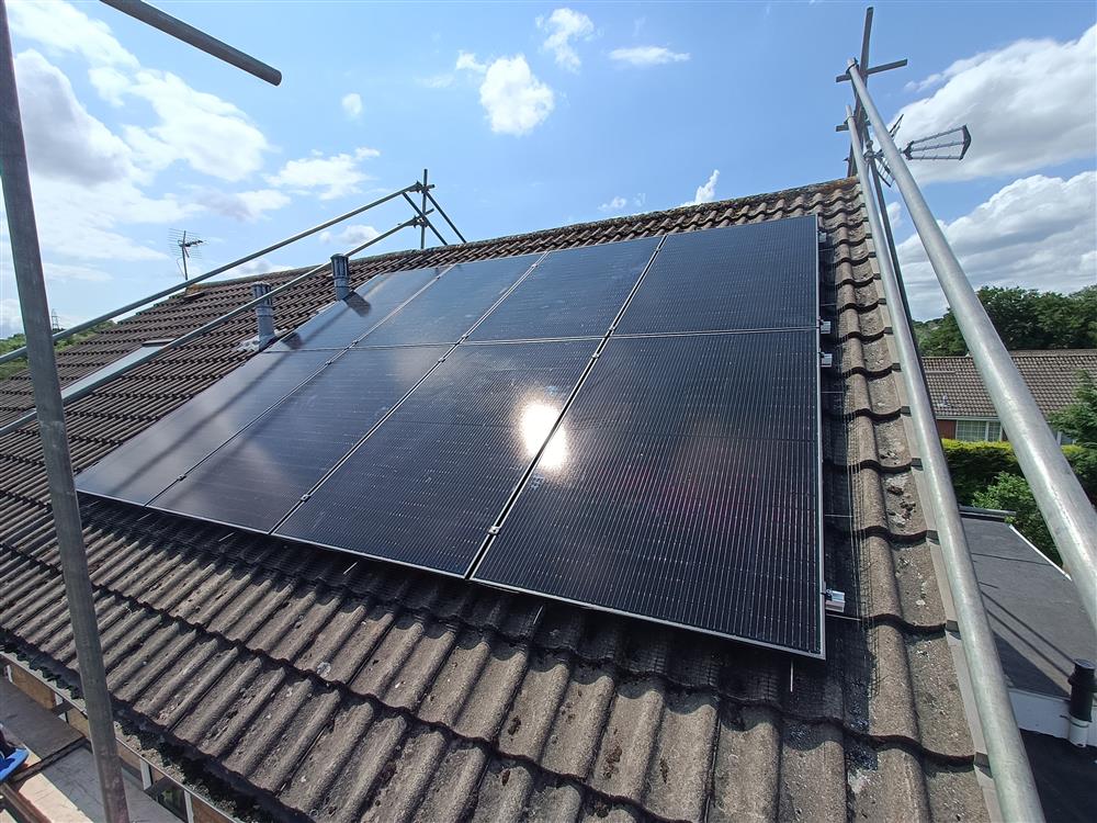 Domestic Solar and Battery Install in Solihull, Warwickshire
