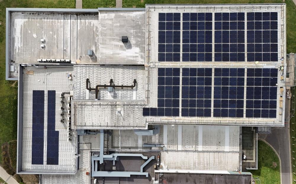 Commercial Solar and Battery installation